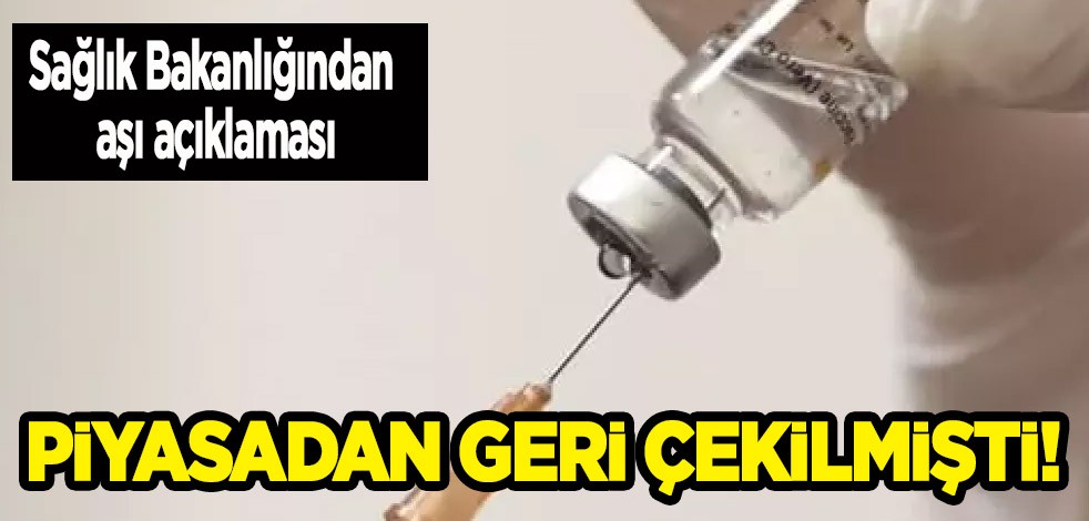 Türkiye'den ilk aşı! Sağlık Bakanlığı duyurdu: Tetanos difteri aşılarına ilişkin dikkat çeken açıklama