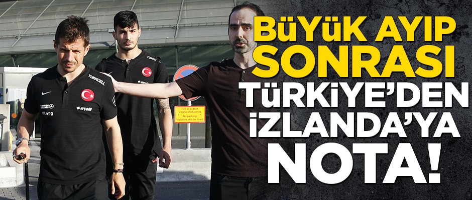 Türkiye'den İzlanda'ya nota!
