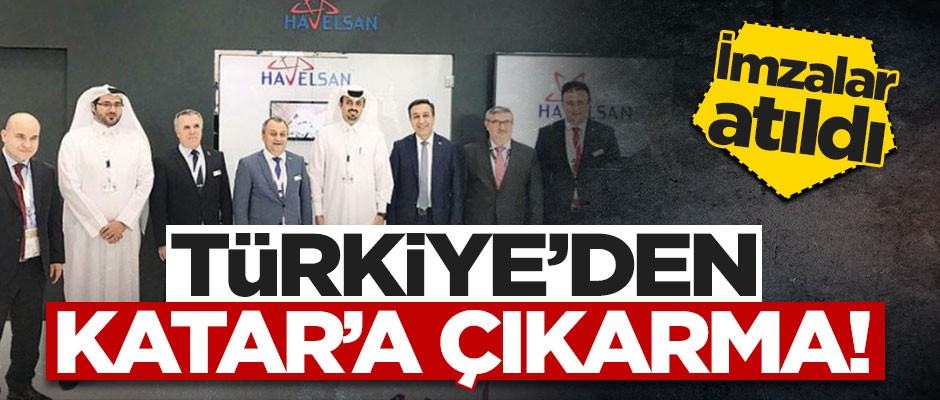 Türkiye'den Katar’a çıkarma! İmzalar atıldı