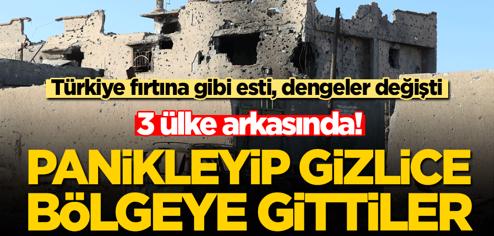 Türkiye’den korkan, darbeci Sisi gizlice Trablus’a heyet gönderdi