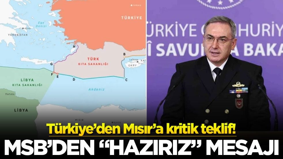 Türkiye’den Mısır’a kritik teklif! MSB’den “hazırız” mesajı