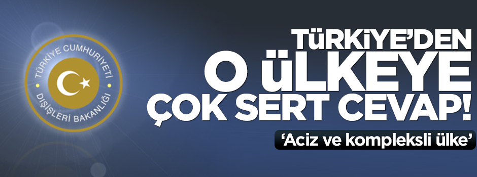 Türkiye'den Mısır'a sert cevap!