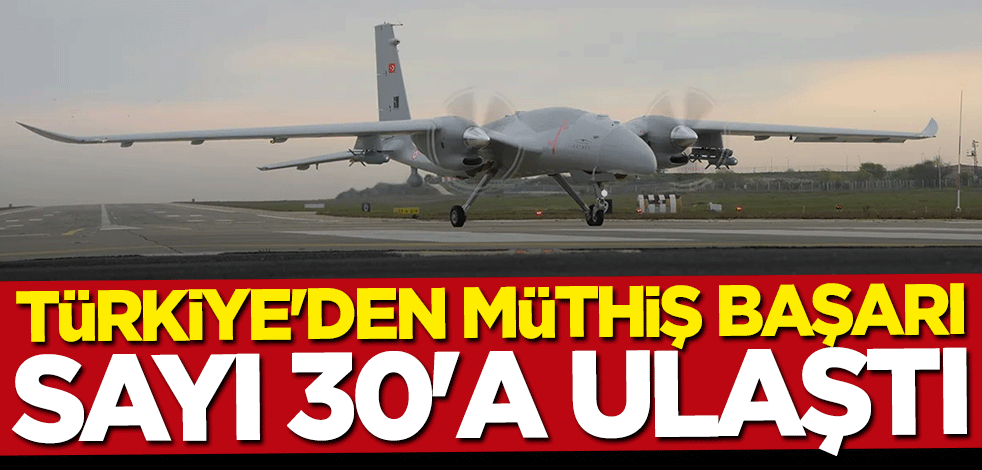 Türkiye'den müthiş başarı! Sayı 30'a ulaştı