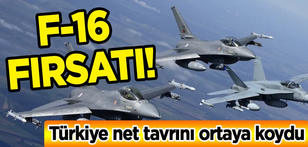 Türkiye'den müthiş F-16 fırsatı! Türkiye net tavrını ortaya koydu!