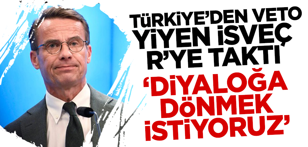 Türkiye'den NATO vetosu yiyen İsveç geri vites yaptı! 'Diyaloğa dönmek istiyoruz'