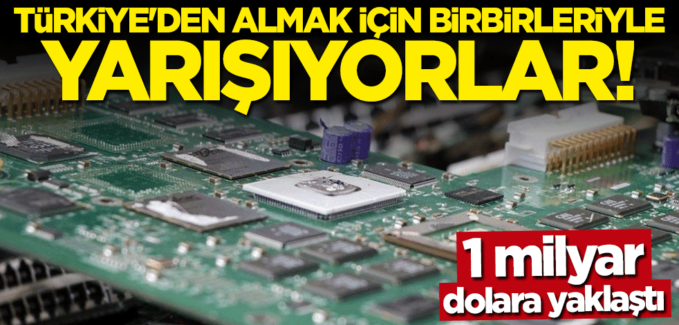 Türkiye'den satın almak için sıraya girdiler! 1 milyar dolara yaklaştı