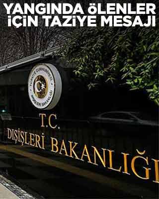 Türkiye'den Şili için taziye mesajı