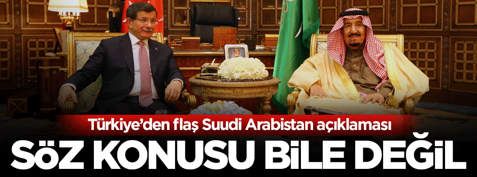 Türkiye'den Suudi Arabistan ile tatbikat açıklaması