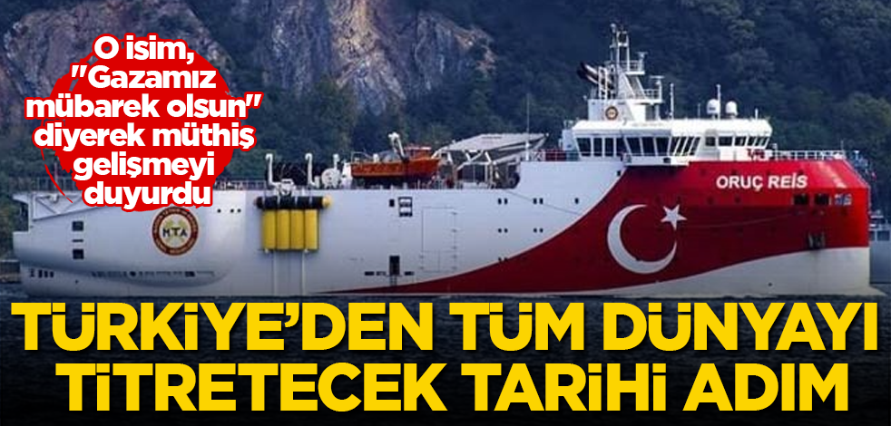 Türkiye'den tüm dünyayı titretecek tarihi adım! O isim, "Gazamız mübarek olsun" diyerek müthiş gelişmeyi duyurdu