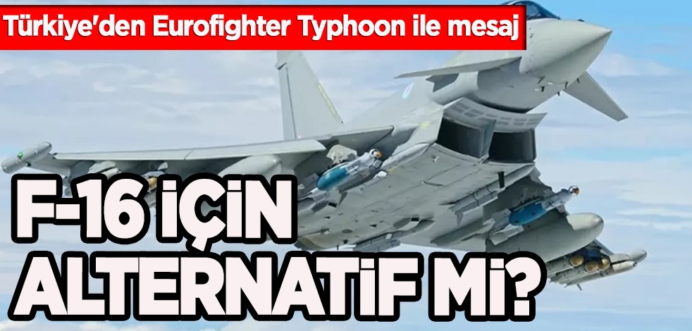 Türkiye'den Typhoon hamlesi! Bakan Akar 'Eurofighter Typhoon' savaş uçağında inceleme yaptı! F-16 için alternatif mi?