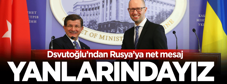 Türkiye’den Ukrayna’ya ’Kırım’ desteği