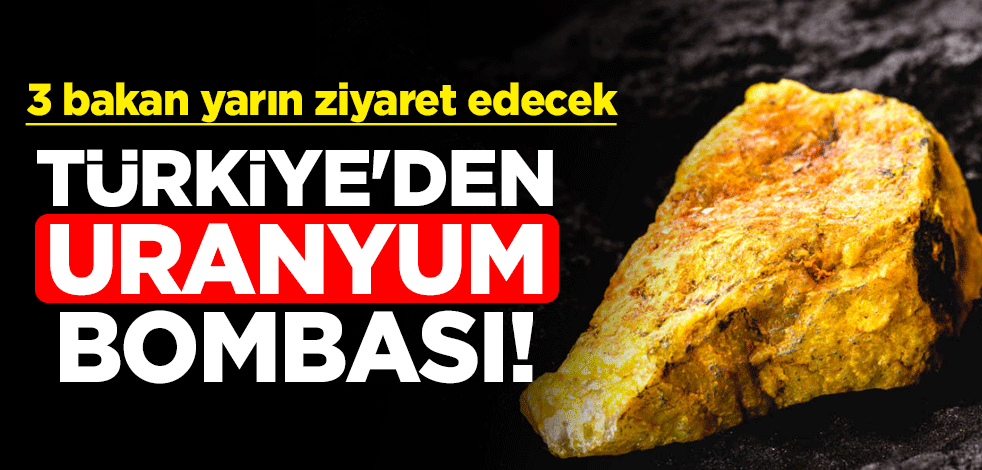 Türkiye'den uranyum bombası! Hakan Fidan, Yaşar Güler veı Alparslan Bayraktar yarın ziyaret edecek