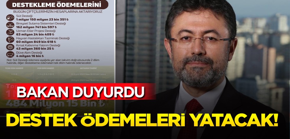  Türkiye'den yeni karar, çiftçilere sevindiren haber geldi! Bakan: 'hayırlı olsun diyerek' tarımda destek ödemelerini duyurdu