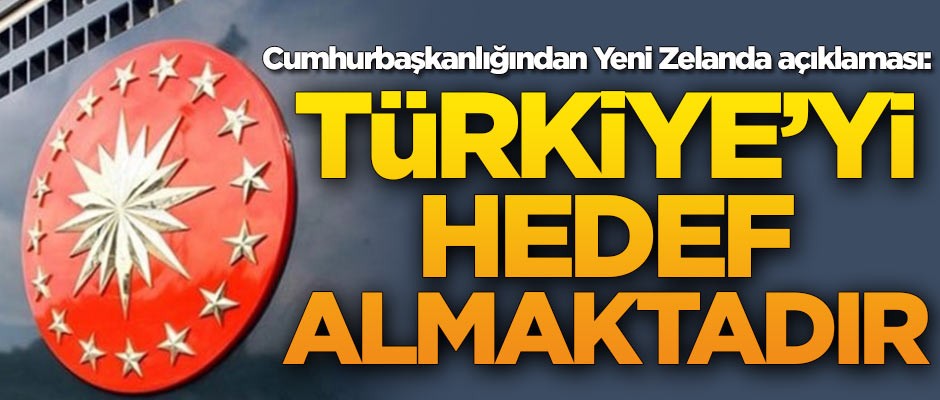 Türkiye'den Yeni Zelanda açıklaması: Erdoğan'ın sözleri...