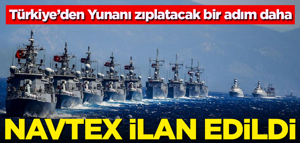 Türkiye’den Yunanı zıplatacak bir adım daha…Bozcaada açıklarında NAVTEX ilan edildi