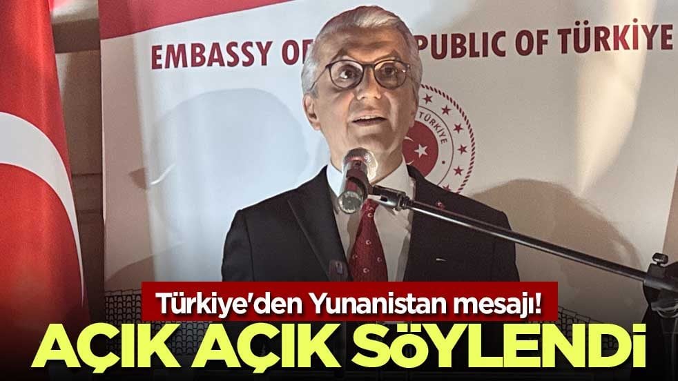 Türkiye'den Yunanistan mesajı! Açık açık söylendi