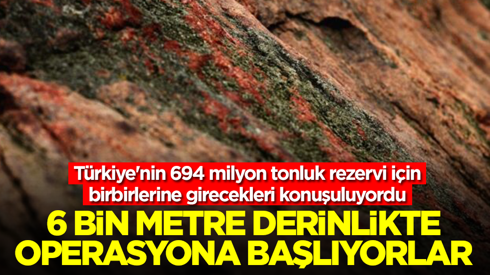 Türkiye'nin 694 milyon tonluk rezervi için birbirlerine girecekleri konuşuluyordu: Operasyona başlıyorlar
