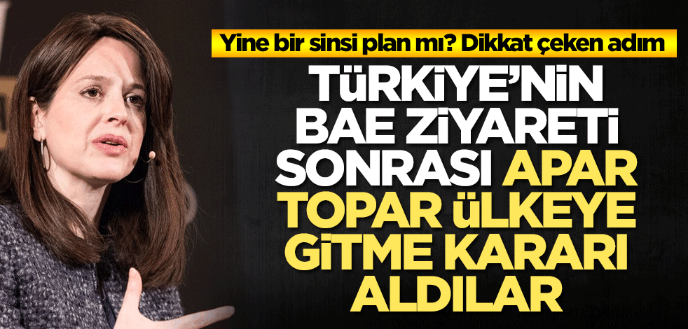 Türkiye'nin BAE ziyareti sonrası apar topar Arap ülkesine gitme kararı aldılar! Sinsi plan...