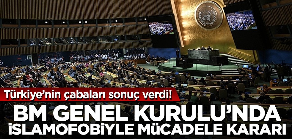 Türkiye'nin çabaları sonuç verdi! İslamofobiyle mücadelede ilk somut adım