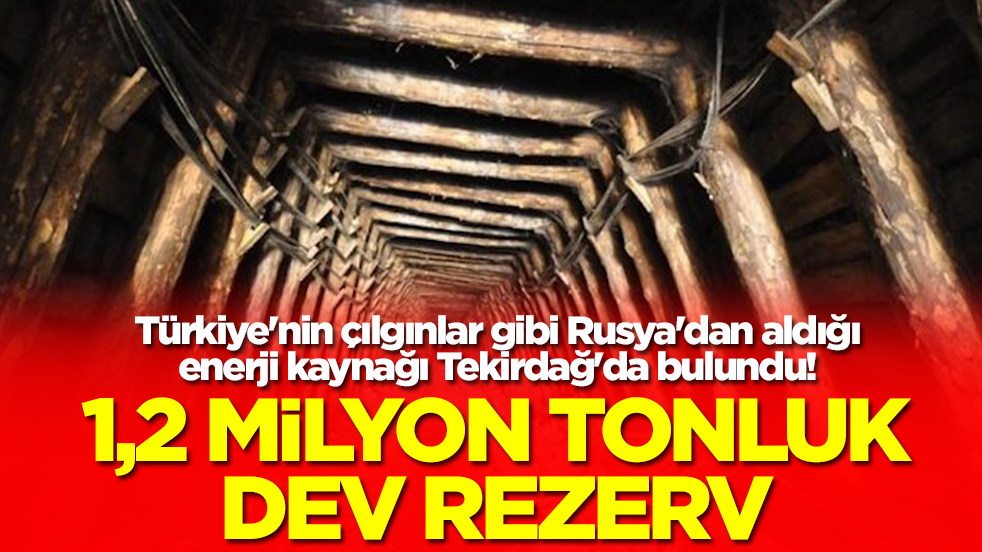 Türkiye'nin çılgınlar gibi Rusya'dan aldığı enerji kaynağı Tekirdağ'da bulundu: 1,2 milyon tonluk dev rezerv