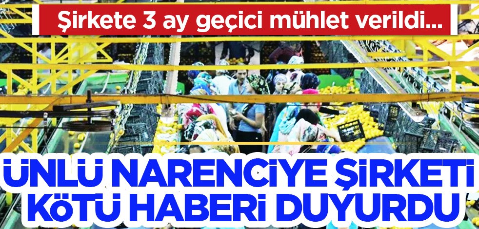 Türkiye'nin ünlü şirketi iflas etti! Ünlü dev firma konkordato ilan etti: 3 ay geçici mühlet kararı çıktı! O karar