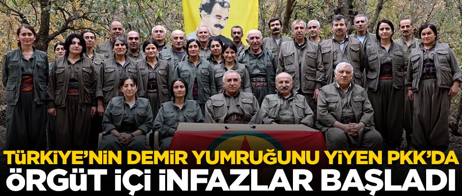 Türkiye'nin demir yumruğunu yiyen PKK'da, örgüt içi infazlar başladı
