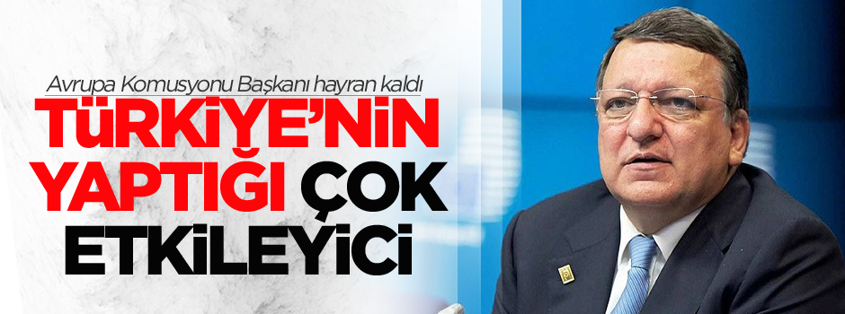 'Türkiye'nin desteği çok etkileyici'