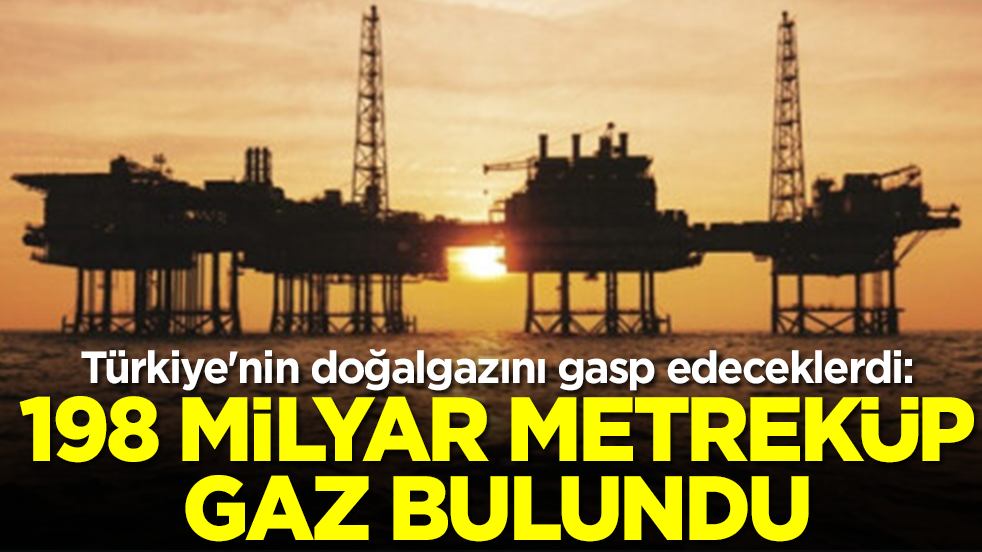Türkiye'nin doğalgazını gasp edeceklerdi: 198 milyar metreküp gaz keşfedildi
