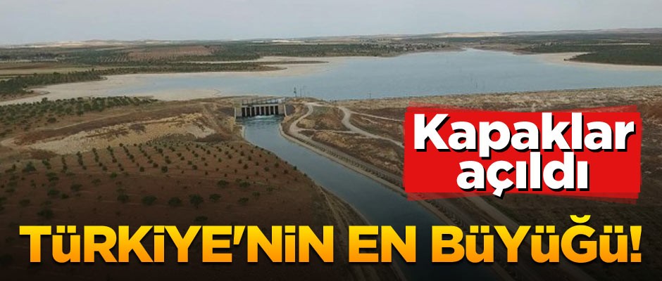 Türkiye'nin en büyüğü! Kapaklar açıldı