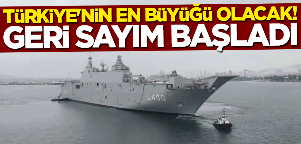 Türkiye'nin en büyüğü olacak! Geri sayım başladı