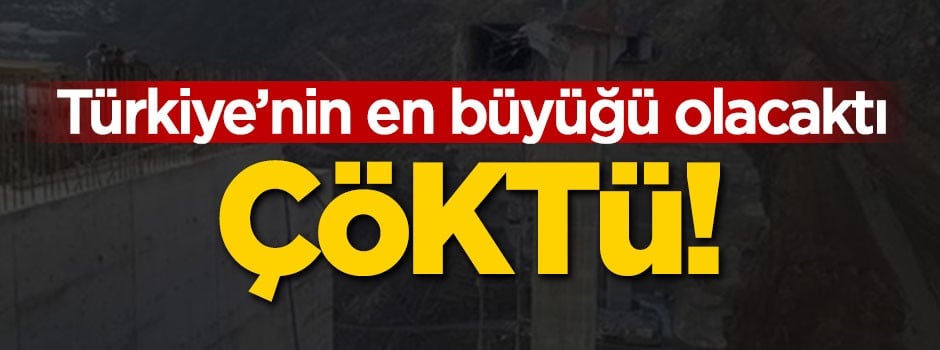Türkiye'nin en büyüğü olacaktı! Çöktü