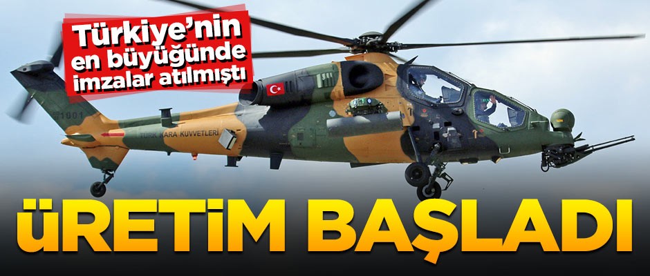 Türkiye'nin en büyüğünde imzalar atılmıştı! Üretim başladı