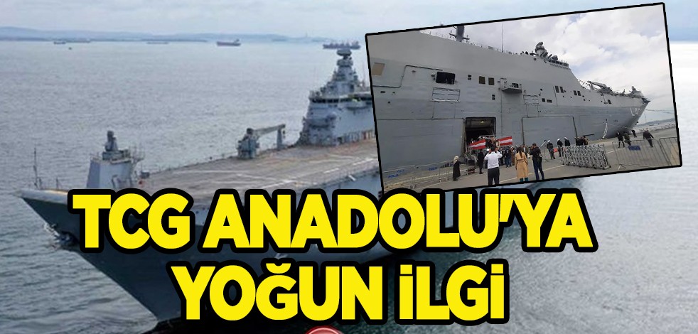Türkiye'nin en büyük savaş gemisi! TCG Anadolu'ya yoğun ilgi sürüyor: Binlerce kişi ziyaret etti! Proje böyle olur