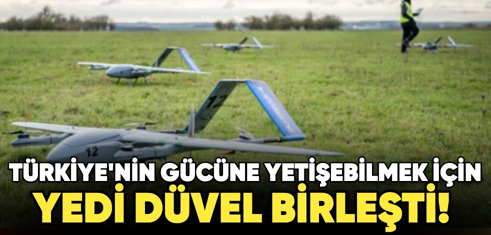 Türkiye'nin gücüne yetişebilmek için yedi düvel birleşti! Yapay zekalı İHA'ları test ettiler