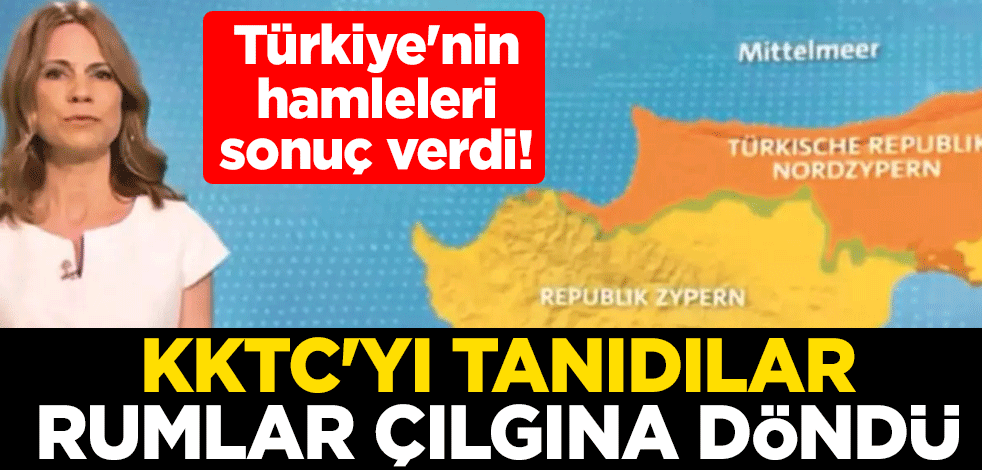 Türkiye'nin hamleleri sonuç verdi! KKTC'yi tanıdılar, Rumlar çılgına döndü
