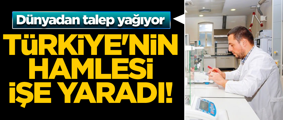 Türkiye'nin hamlesi işe yaradı! Dünyadan talep yağıyor