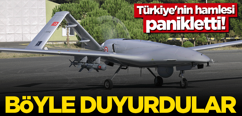 Türkiye'nin hamlesi panikletti... Böyle duyurdular