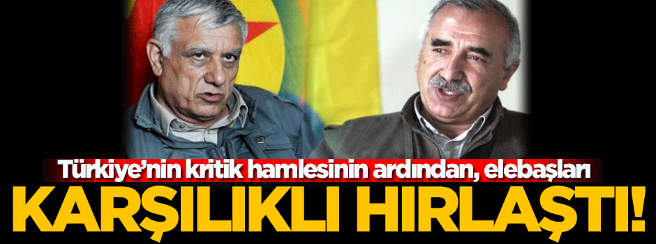 Türkiye'nin hamlesi sonrası elebaşları birbirine düştü