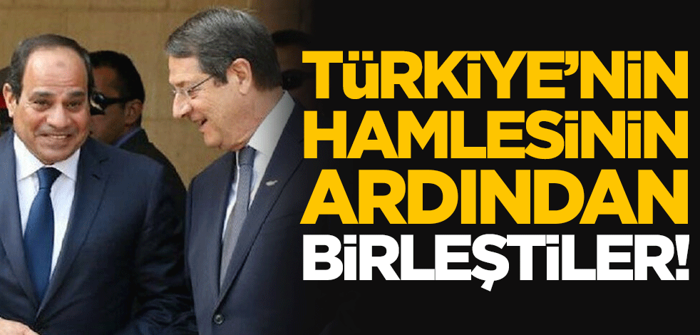 Türkiye'nin hamlesi sonrası Mısır, Yunanistan ve Kıbrıs Rum Kesimi birleşti!