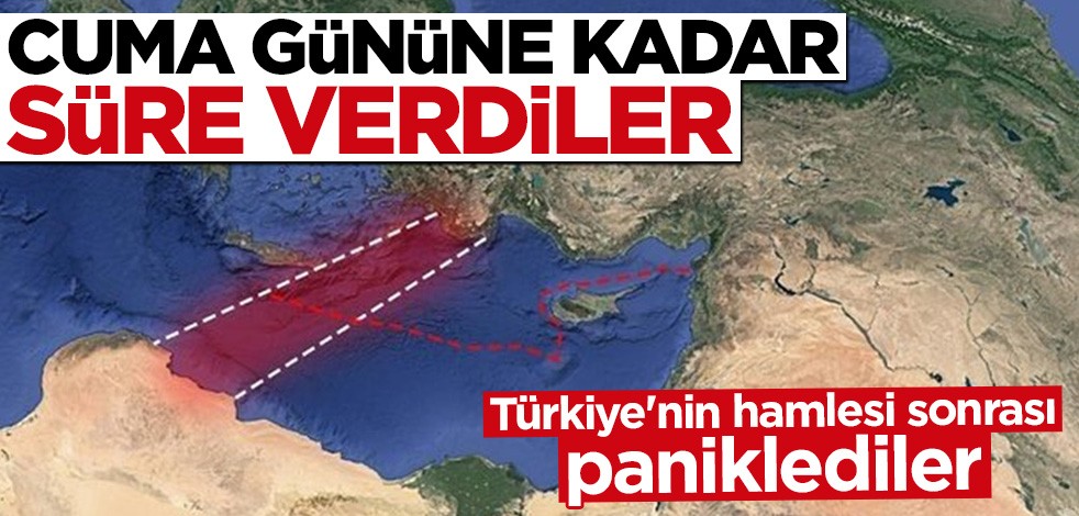 Türkiye'nin hamlesi sonrası paniklediler! Cumaya kadar süre verdiler