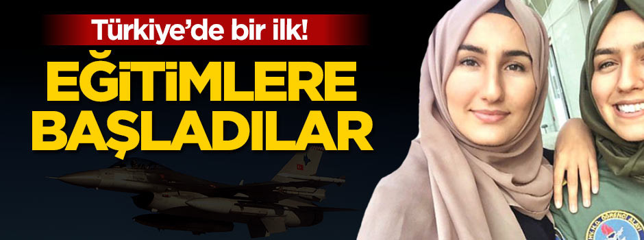 Türkiye'nin ilk başörtülü pilotları eğitime başladı