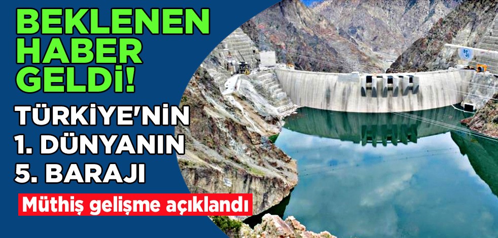 Türkiye'nin Karadeniz bölgesindeki o ilimiz ile dünyanın 5'inci en yüksek barajı olacak! Tarihi Barajı’nda sona gelindi