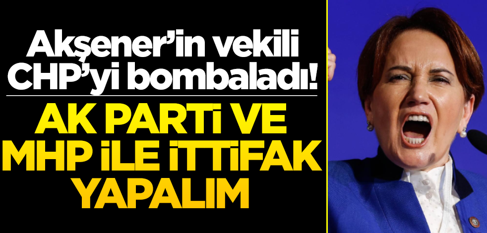 Türkiye'nin konuştuğu haber: "CHP sadece köstek oldu" diyen AK Partili vekilden AK Parti ve MHP çıkışı!