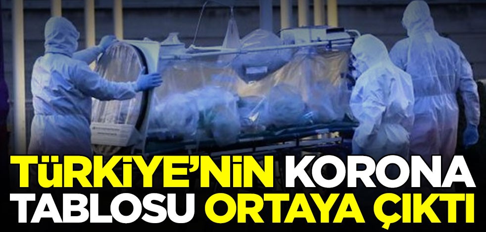 Türkiye'nin koronavirüs tablosu ortaya çıktı