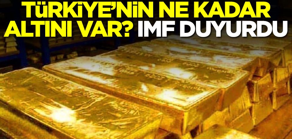 Türkiye'nin ne kadar altını var? IMF duyurdu