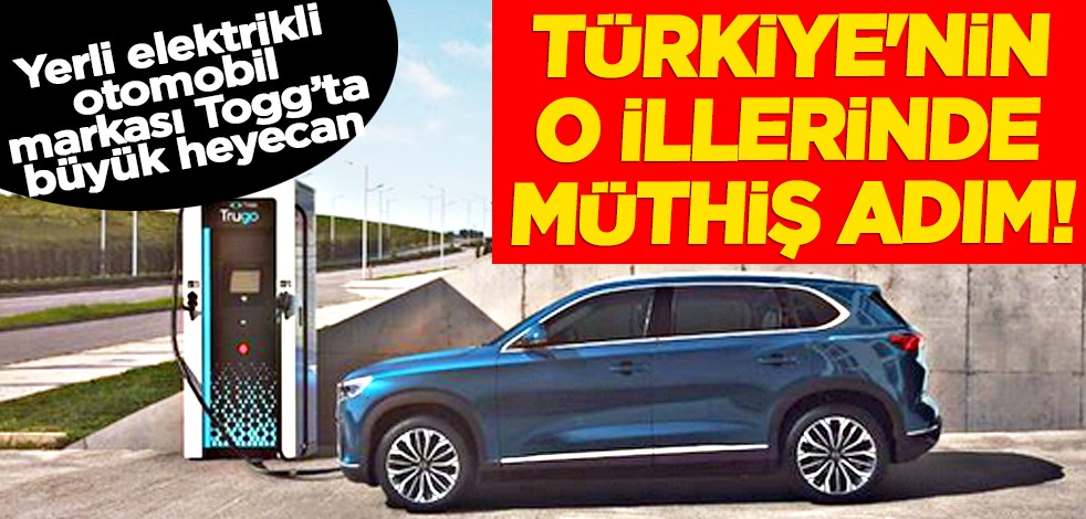 Türkiye'nin o illerinde müthiş adım! Togg 10 ilde şarj cihazlarının kurulumunu tamamladı