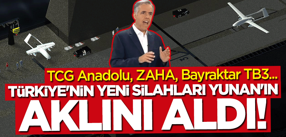 Türkiye'nin o silahları Yunan spikerin aklını aldı