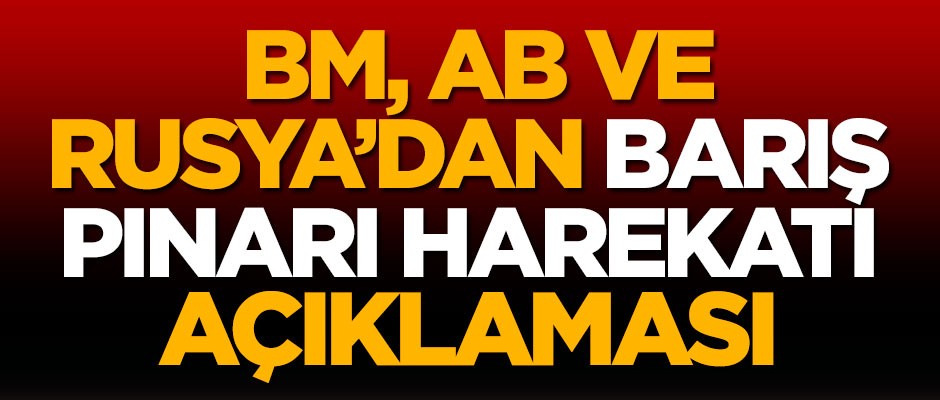Türkiye'nin olası askeri operasyonuna ilişkin BM, AB ve Rusya'dan açıklama