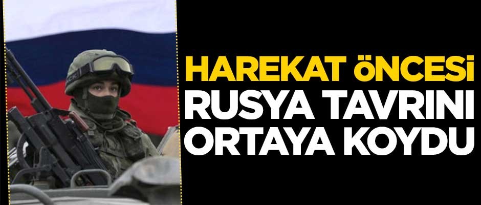 Türkiye'nin olası operasyonu öncesi Rusya tavrını ortaya koydu