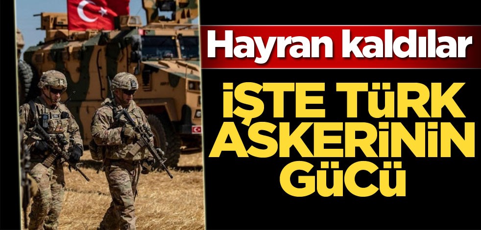 Türkiye'nin operasyonunu konuşuyorlar! Türk askeri gücünü gösterdi